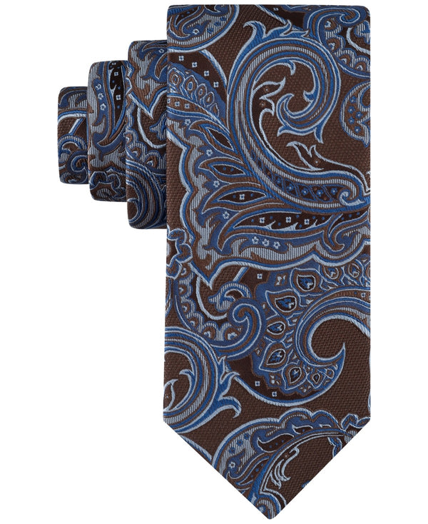 Tommy Hilfiger Julian Paisley Tie Brown
