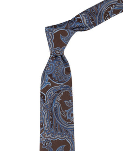 Tommy Hilfiger Julian Paisley Tie Brown thumbnail 3
