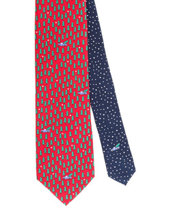 Tommy Hilfiger Men’s Tree Pick Up Tie Red thumbnail 3