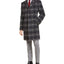 Tommy Hilfiger Modern-fit Performance Stretch Flex Plaid Addison Overcoat Grey Plaid