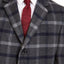Tommy Hilfiger Modern-fit Performance Stretch Flex Plaid Addison Overcoat Grey Plaid