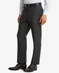 Tommy Hilfiger Modern-fit Th Flex Performance Plaid Wool Suit Pants Dark Gray Plaid thumbnail 2