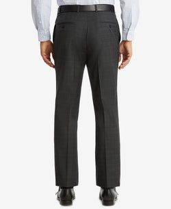 Tommy Hilfiger Modern-fit Th Flex Performance Plaid Wool Suit Pants Dark Gray Plaid thumbnail 3
