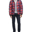 Tommy Hilfiger Quilted Puffer Jacket Pink Plaid