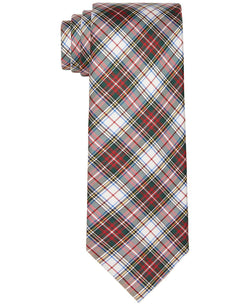 Tommy Hilfiger Royal Plaid Tie Red thumbnail 2