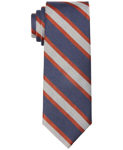 Tommy Hilfiger Slim Stripe Tie Orange thumbnail 1