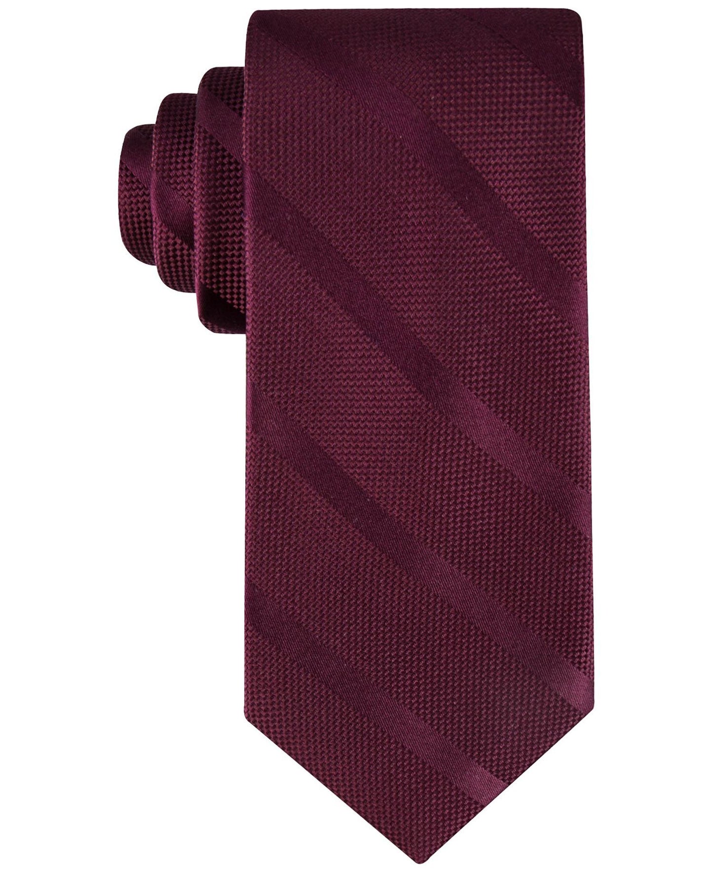 Tommy Hilfiger Solid Textured Stripe Tie
