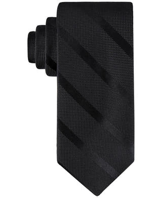 Tommy Hilfiger Solid Textured Stripe Tie