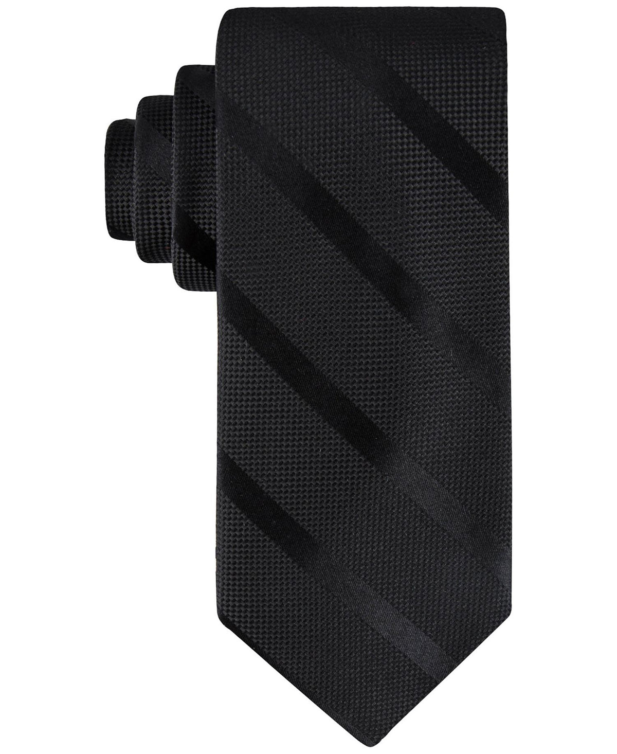 Tommy Hilfiger Solid Textured Stripe Tie