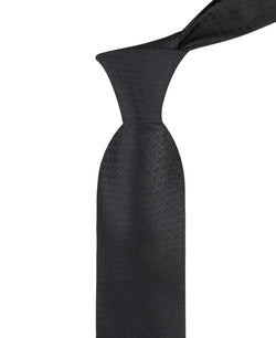 Tommy Hilfiger Textured Solid Tie - Black thumbnail 3