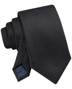 Tommy Hilfiger Textured Solid Tie - Black thumbnail 4