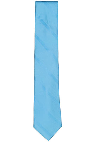 Tommy Hilfiger Textured Stripe Silk Tie Turq/aqua