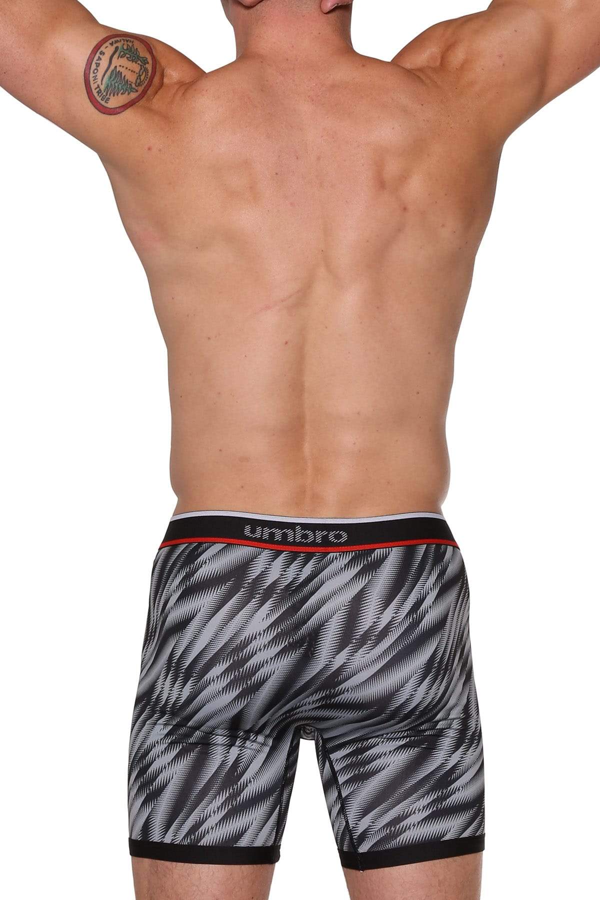 Umbro Charcoal/LightGrey Performance Boxer Brief