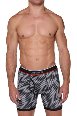 Umbro Charcoal/LightGrey Performance Boxer Brief thumbnail 1