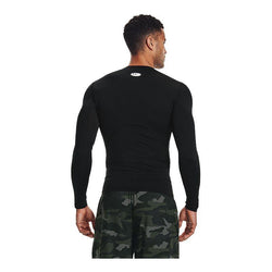 Under Armour Black HeatGear Long Sleeve Compression Shirt thumbnail 2
