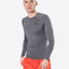 Under Armour Carbon Grey HeatGear Long Sleeve Compression Shirt