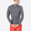 Under Armour Carbon Grey HeatGear Long Sleeve Compression Shirt