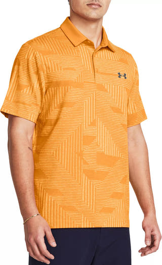 Under Armour Playoff Geo Jacquard Polo orange