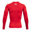 Under Armour Red HeatGear Long Sleeve Compression Shirt