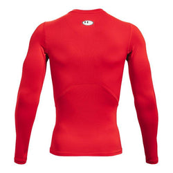 Under Armour Red HeatGear Long Sleeve Compression Shirt thumbnail 2