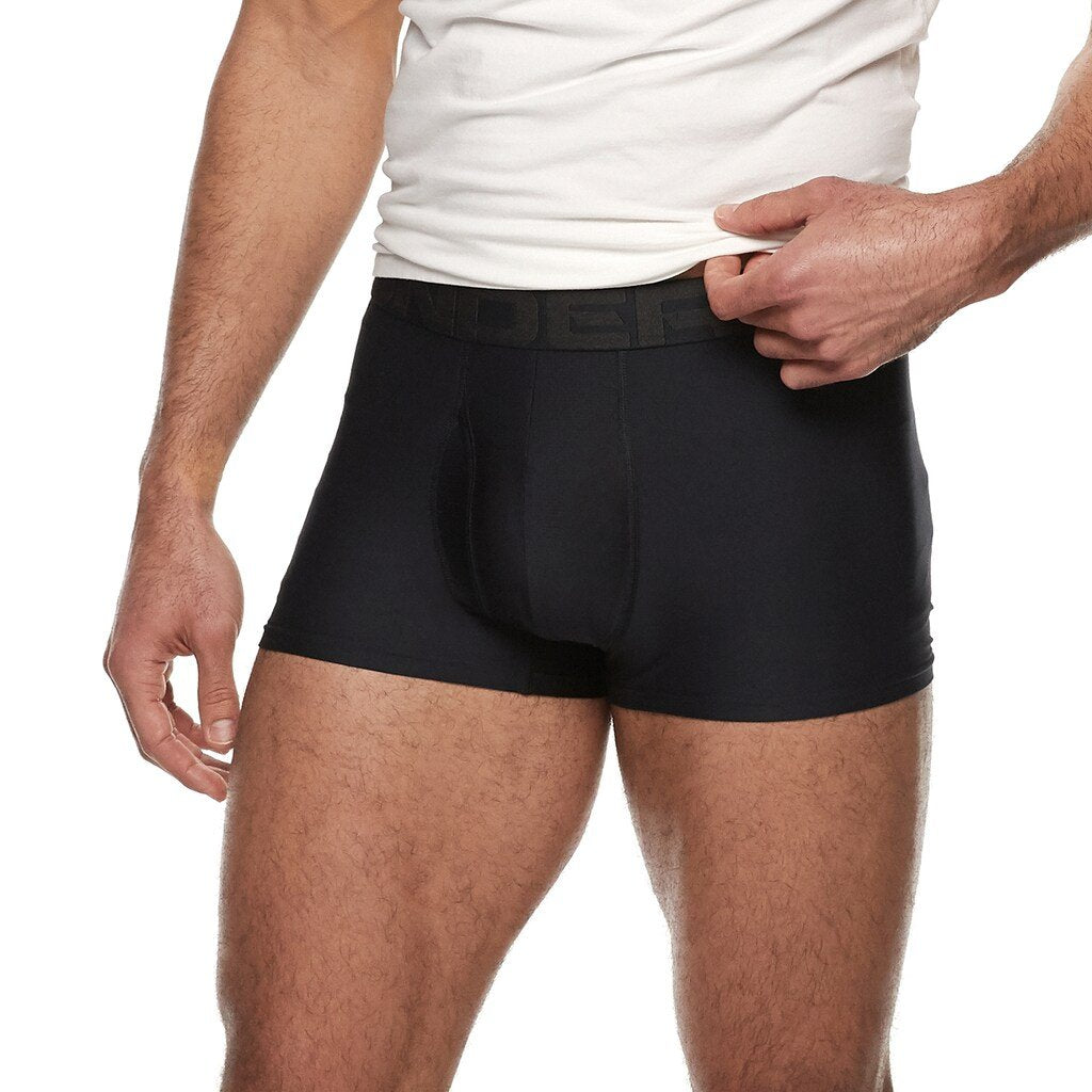 Under Armour Tech Fitted Boxer Brief in Black (1332662) | Size | HisRoom.com