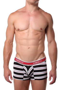 Unico Black/Red/Blue Striped Swami Trunk thumbnail 1