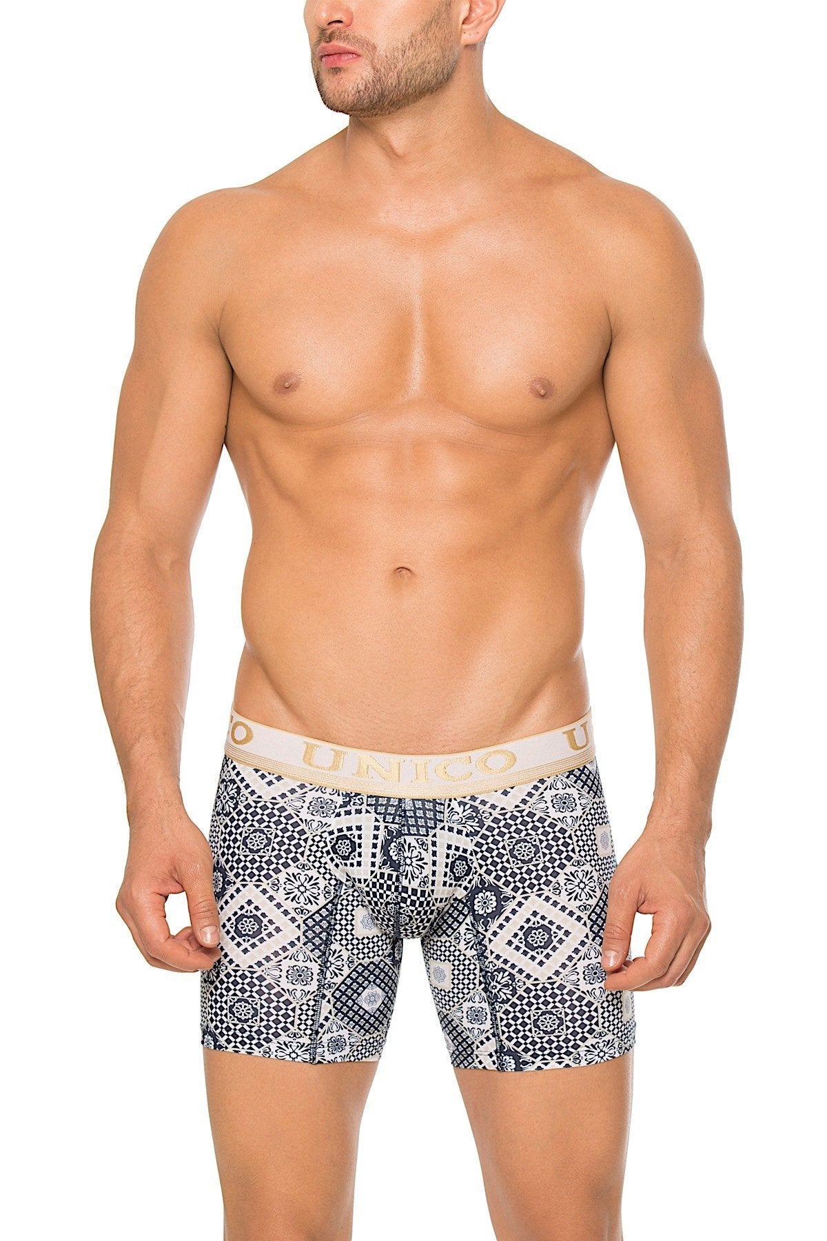 Unico Blue/Gold Quimbanda Boxer Brief