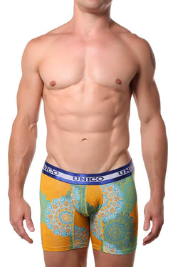 Unico Blue/Orange/Multi Mandala Boxer Brief thumbnail 1
