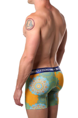Unico Blue/Orange/Multi Mandala Boxer Brief thumbnail 2