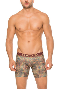 Unico Gold/Brick-Red/Multi-Color Santera Boxer Brief thumbnail 1