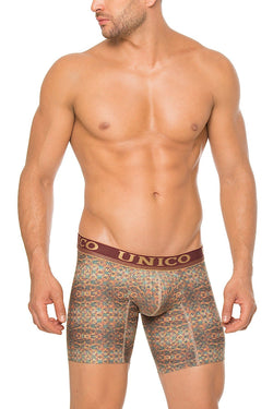 Unico Gold/Brick-Red/Multi-Color Santera Boxer Brief thumbnail 2