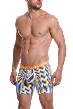 Unico Orange/Multi Striped Nirvana Boxer Brief thumbnail 1