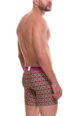 Unico Red/Multi-Color Celebrations Boxer Brief thumbnail 3