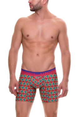 Unico Red/Multi-Color Celebrations Boxer Brief thumbnail 1