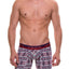 Unico Red/Multi-Color Rudolph Boxer Brief