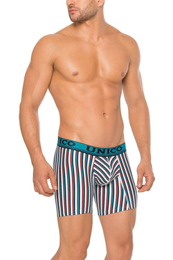 Unico Teal/Multi-Color Charanga Boxer Brief thumbnail 2