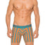 Unico Teal/Orange/Multi-Colored Oshala Boxer Brief