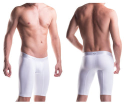 Mundo Unico Men's Underwear 1200100300 (1212010030300) Boxer Briefs Cristalino Microfiber Color White thumbnail 1