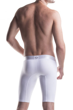 Mundo Unico Men's Underwear 1200100300 (1212010030300) Boxer Briefs Cristalino Microfiber Color White thumbnail 3