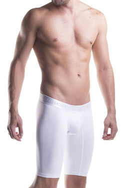Mundo Unico Men's Underwear 1200100300 (1212010030300) Boxer Briefs Cristalino Microfiber Color White thumbnail 4