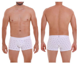 Mundo Unico Men's Underwear 22110100101 Naviero Trunks Color 29-White thumbnail 1