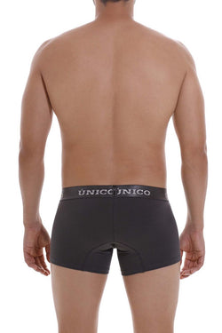 Mundo Unico Men's Underwear 22120100104 Asfalto A22 Trunks Color 96-Dark Gray thumbnail 3