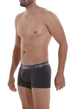 Mundo Unico Men's Underwear 22120100104 Asfalto A22 Trunks Color 96-Dark Gray thumbnail 4