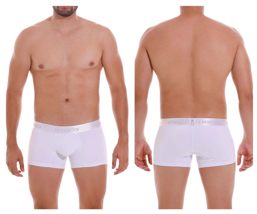 Mundo Unico Men's Underwear 22120100105 Cristalino M22 Trunks Color 00-White