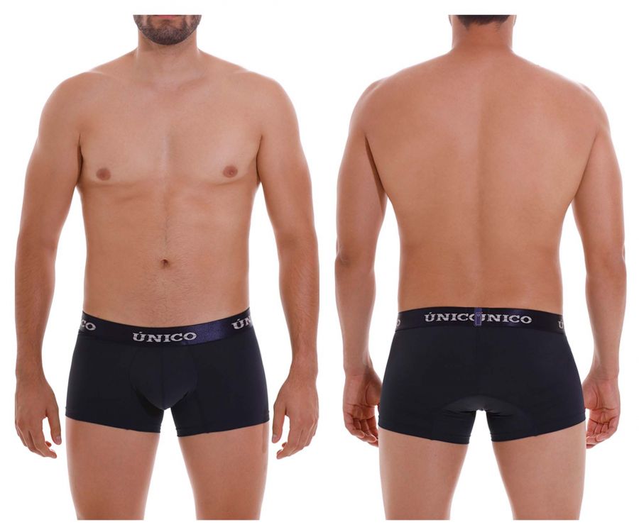 Mundo Unico Men's Underwear 22120100106 Profundo M22 Trunks Color 82-Dark Blue