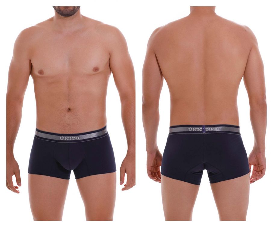 Mundo Unico Men's Underwear 22120100110 Cardenal A22 Trunks Color 82-Dark Blue