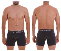 Mundo Unico Men's Underwear 22120100204 Asfalto A22 Boxer Briefs Color 96-Dark Gray thumbnail 1