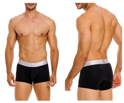 Mundo Unico Men's Underwear 24110100109 Argento Trunks Color 99-Black thumbnail 1