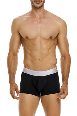 Mundo Unico Men's Underwear 24110100109 Argento Trunks Color 99-Black thumbnail 2