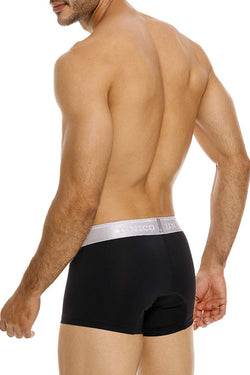 Mundo Unico Men's Underwear 24110100109 Argento Trunks Color 99-Black thumbnail 3